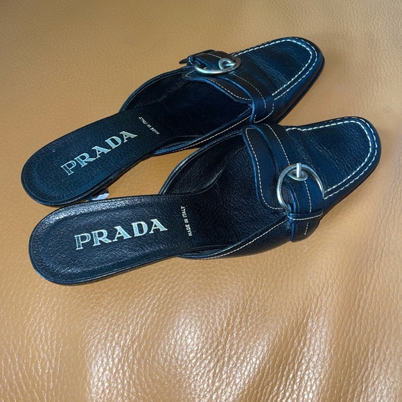 Italian leather Prada mules - Picture 2 of 3